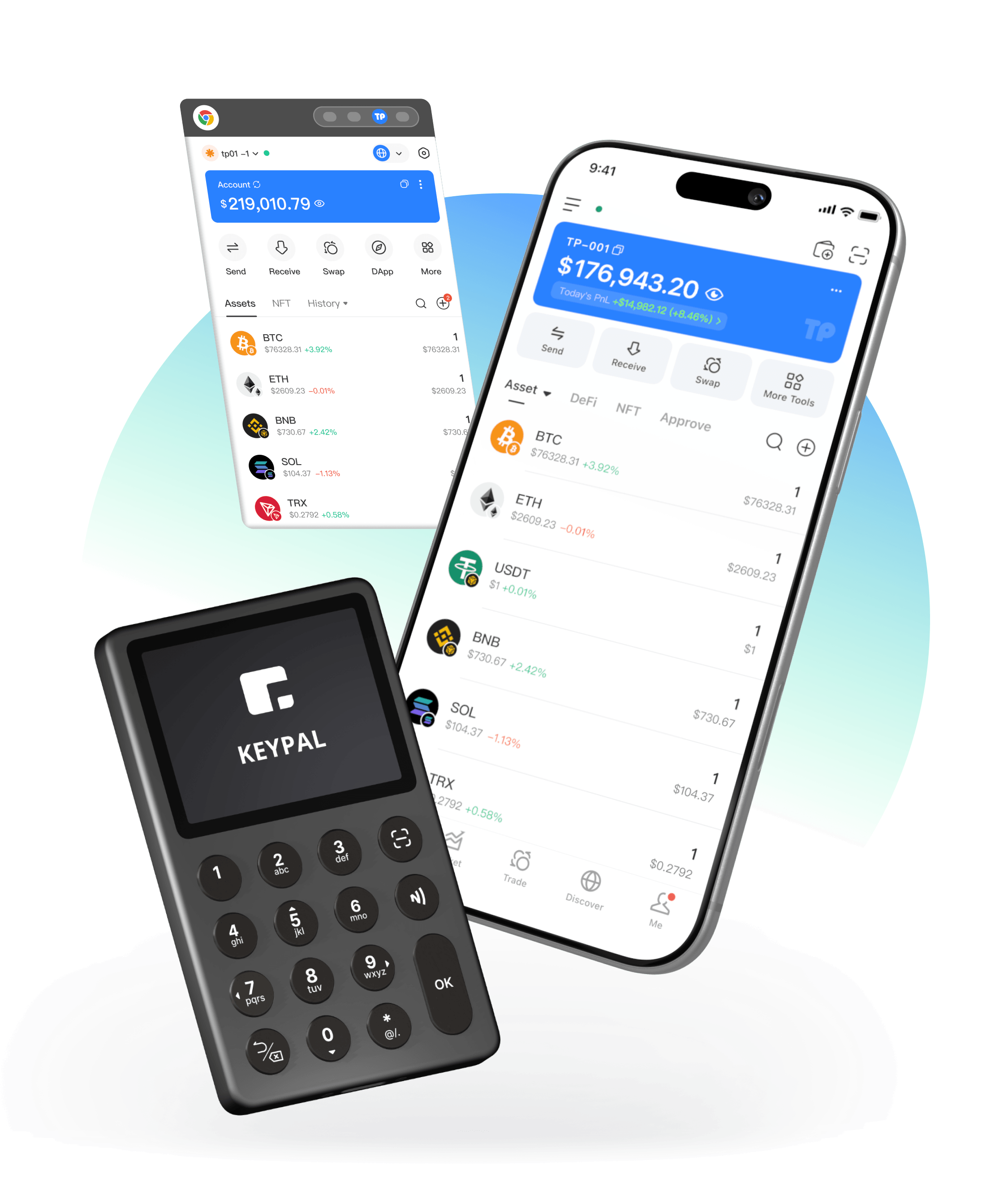 TokenPocket interface preview